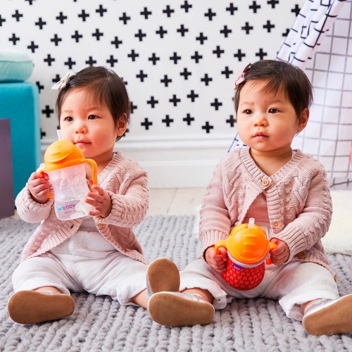 Toddlers drinking from the b.box Sippy Cup